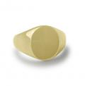 Gouden zegelring met zegel 12x10 mm Gouden zegelring met zegel 12x10 mm