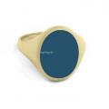 Gouden zegelring met zegelsteen 13x10 mm Gouden zegelring met zegelsteen 13x10 mm