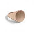 Roségouden zegelring met zegel 11,5x10 mm Roségouden zegelring met zegel 11,5x10 mm