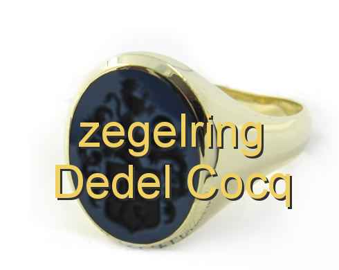 zegelring Dedel Cocq