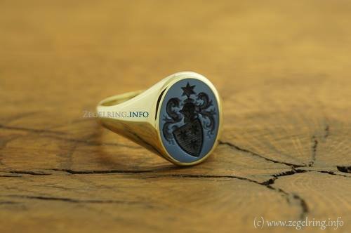 Ring uitgebreide zegelring zegelringen