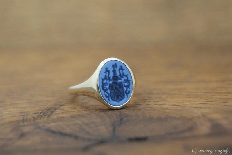 Ring wapengravure zegelring gouden zegelringen