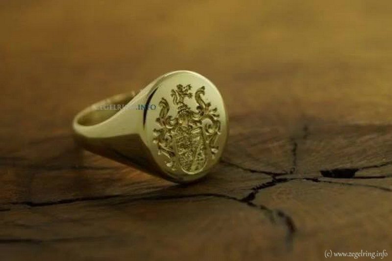 Ringen familiewapen zegelring zegelringen steen