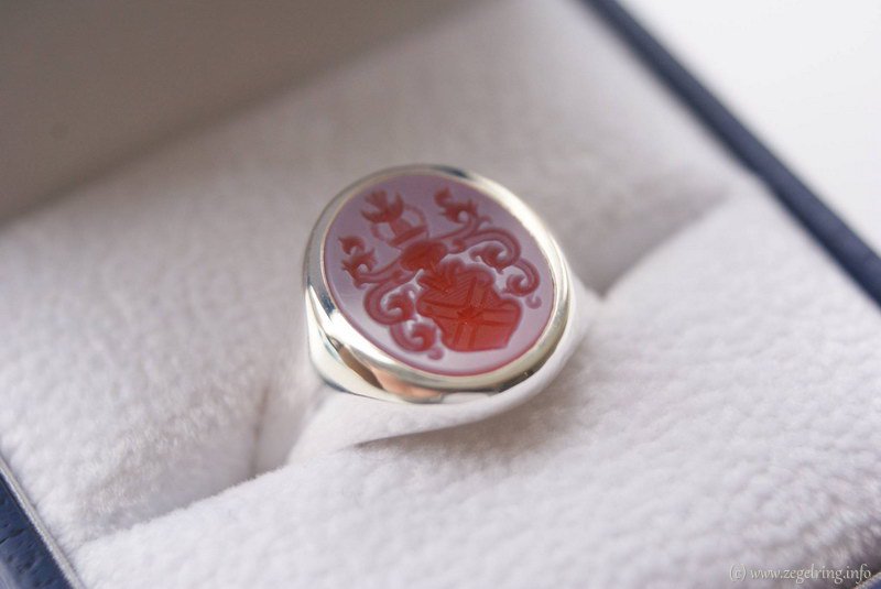 Roodlagensteen steen combinatie witgoud specifieke