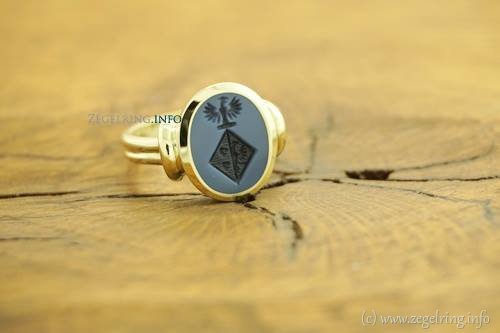 Steen steenmaten ringvinger zegelring gouden zegelringen