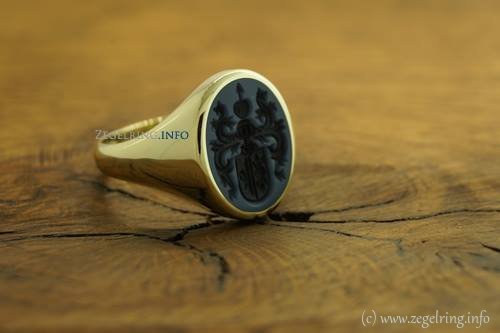 Zegelringen verschillende goudgehaltes goudkleuren ring witgoud goud ringen