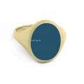 Gouden dameszegelring met zegelsteen 13x10 mm Gouden dameszegelring met zegelsteen 13x10 mm