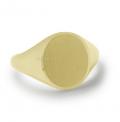 Gouden dameszegelring met zegel 12x10 mm Gouden dameszegelring met zegel 12x10 mm