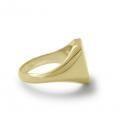 Gouden dameszegelring met zegel 13x11 mm model