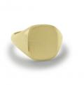 Gouden dameszegelring met zegel 13x11 mm Gouden dameszegelring met zegel 13x11 mm