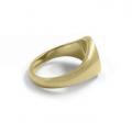 Gouden dameszegelring met zegel 11,5x10 mm model