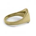 Gouden dameszegelring met zegel 13x11 mm model