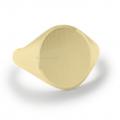 Gouden herenzegelring met zegel 16x13 mm