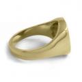 Gouden herenzegelring met zegelsteen 14x12 mm model