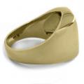 Gouden herenzegelring met zegelsteen 16x13 mm model