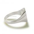 Zilveren herenzegelring met zegel 16x13 mm model