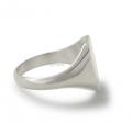 Zilveren herenzegelring met zegel 15x14 mm model