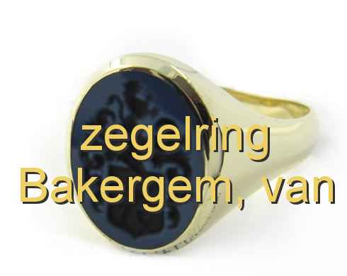 zegelring Bakergem, van