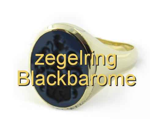 zegelring Blackbarome