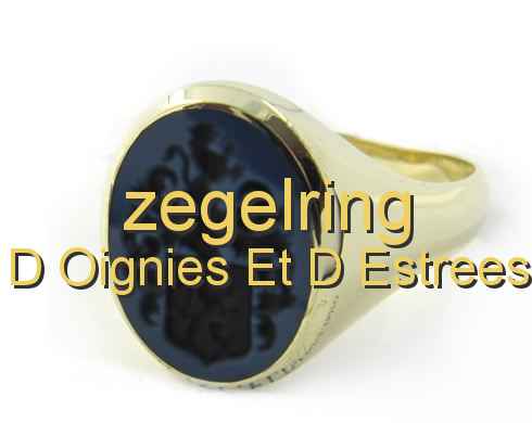 zegelring d' Oignies et d'Estrées