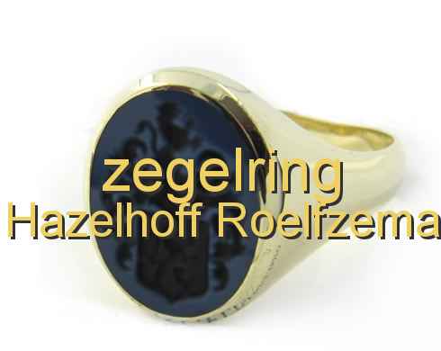 zegelring Hazelhoff Roelfzema