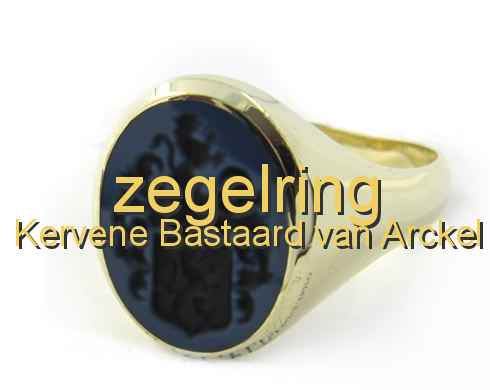 zegelring Kervene Bastaard van Arckel
