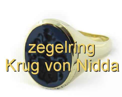 zegelring Krug von Nidda