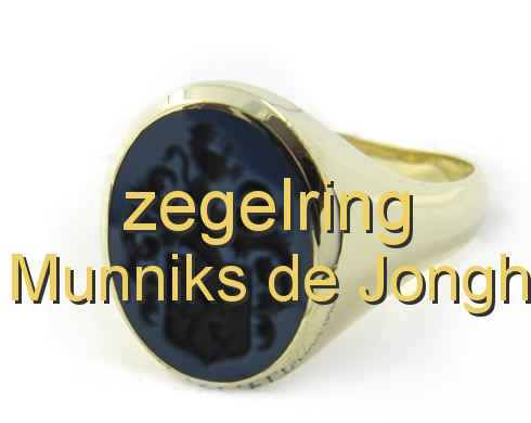 zegelring Munniks de Jongh