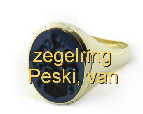 zegelring Peski, van