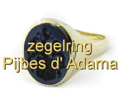 zegelring Pijbes d' Adama