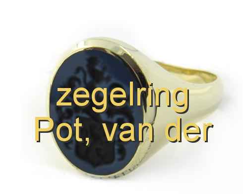 zegelring Pot, van der