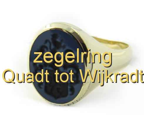 zegelring Quadt tot Wijkradt