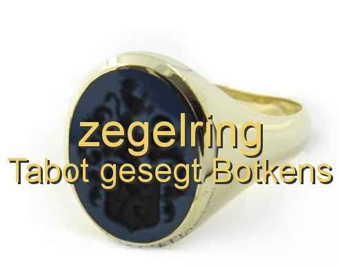 zegelring Tabot gesegt Botkens