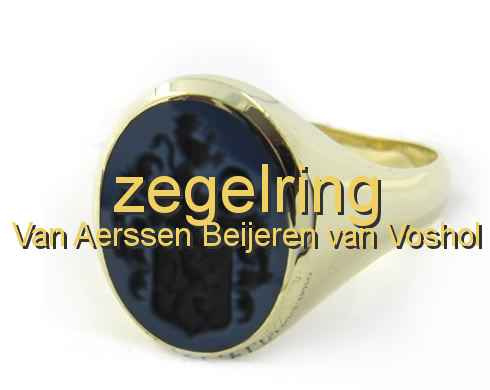 zegelring Van Aerssen Beijeren van Voshol