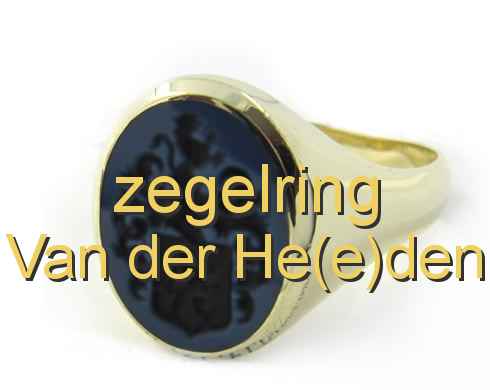 zegelring Van der He(e)den
