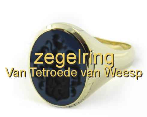 zegelring Van Tetroede van Weesp